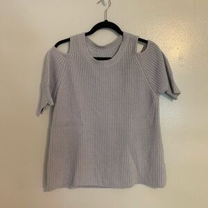 Zoe Jordan Cold Shoulder Knit Top Sweater